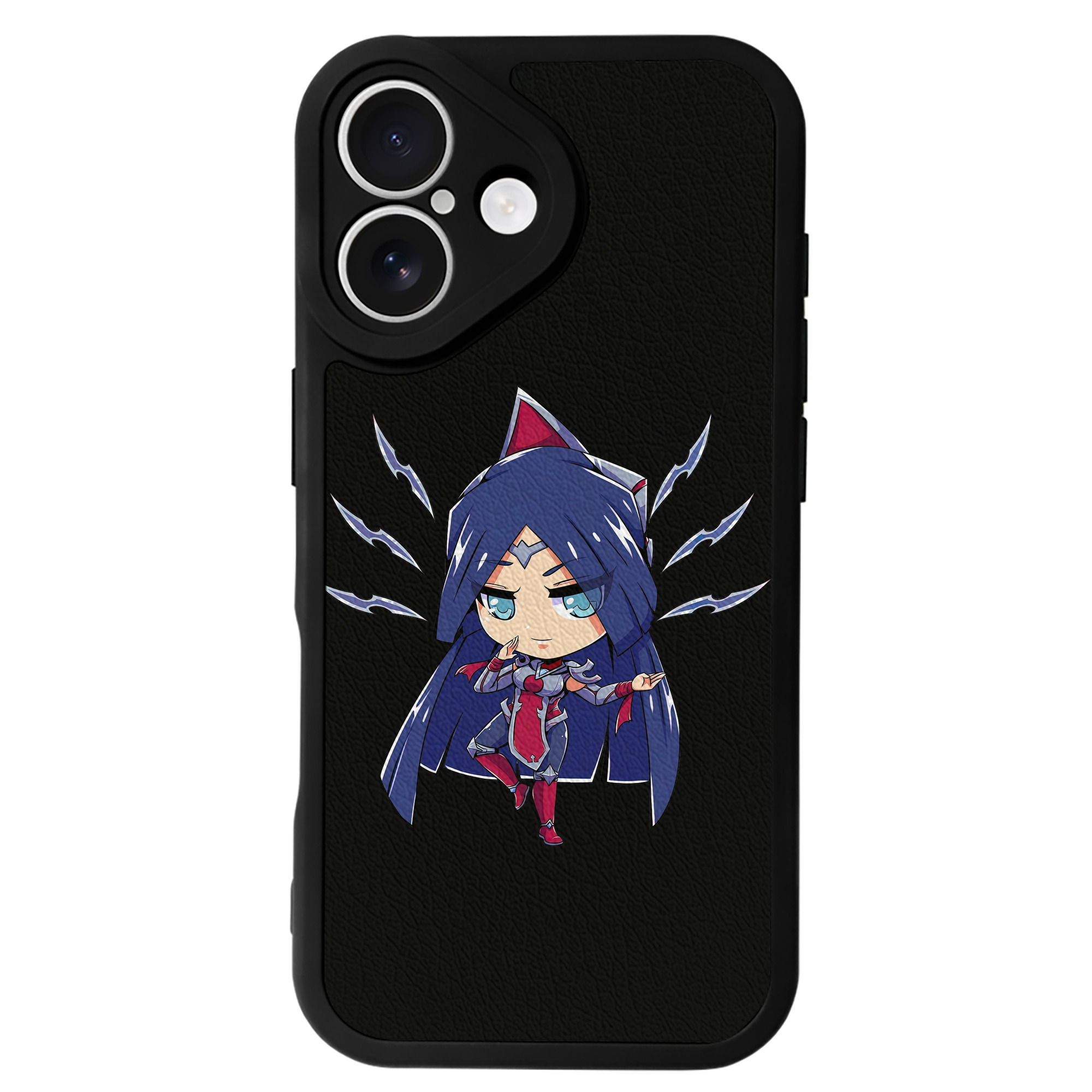 （画像用） リーグ・オブ・レジェンド League of Legends LOL 【iPhone 16シリーズ対応】シリコンスマホケース（レザー調） 材質：シリコン